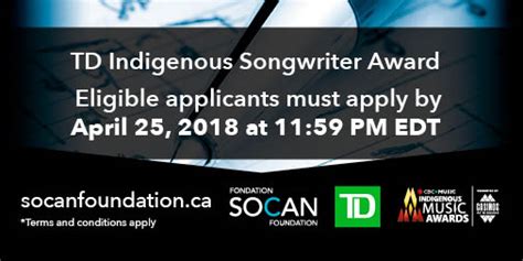 windigo academy|TD Indigenous Songwriter Award • SOCAN Foundation.